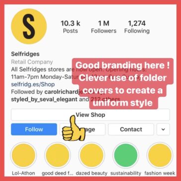 Instagram bio for fashion brands