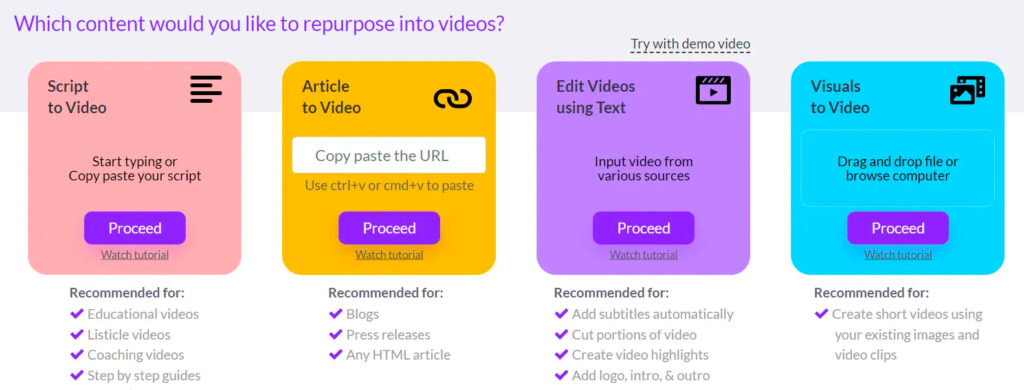 Use Pictory to make great Social Content